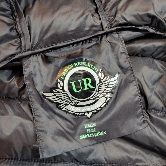 Kids Urban Republic Packable Puffer Jacket True Blue - Picture 3 of 5